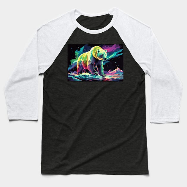 polar bear lover Baseball T-Shirt by vaporgraphic